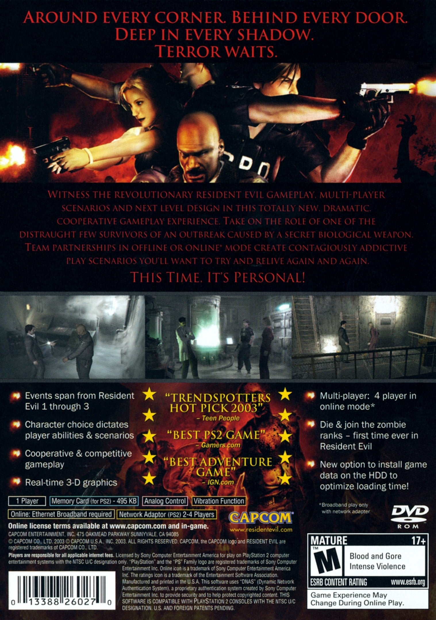 Resident Evil: Outbreak PS2 - Video Game - Used - CaveGamers - Image 2