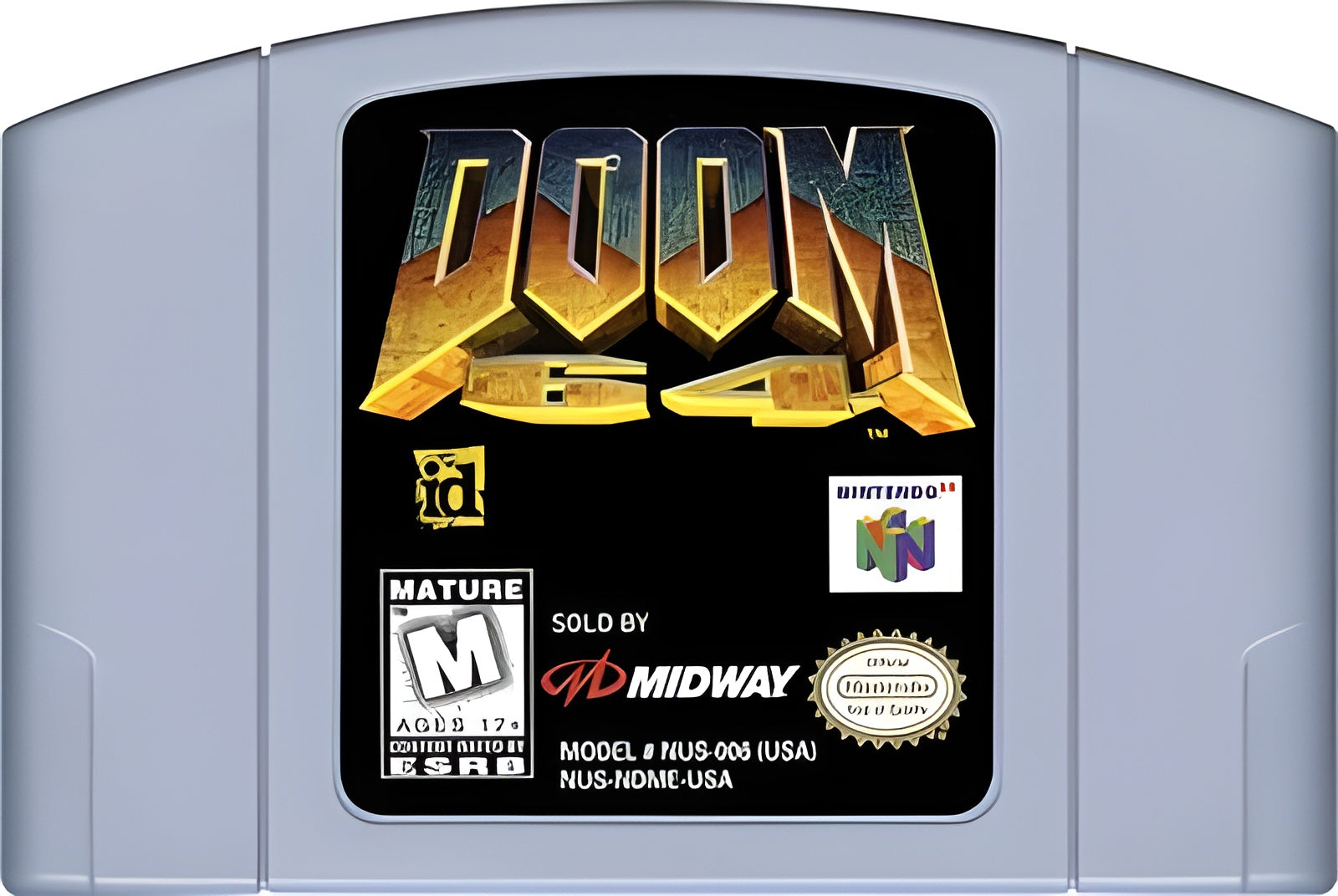 Doom 64 N64 - Video Game - Used - CaveGamers - Image 3