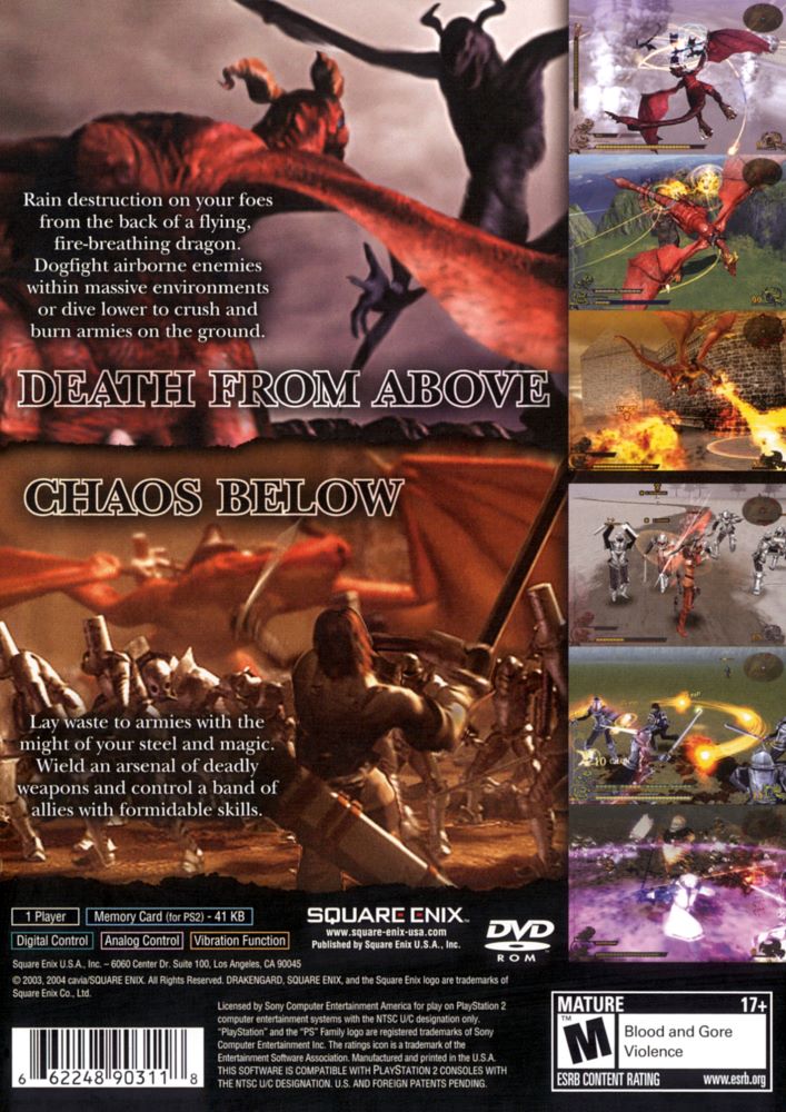 Drakengard PS2 - Video Game - Used - CaveGamers - Image 2