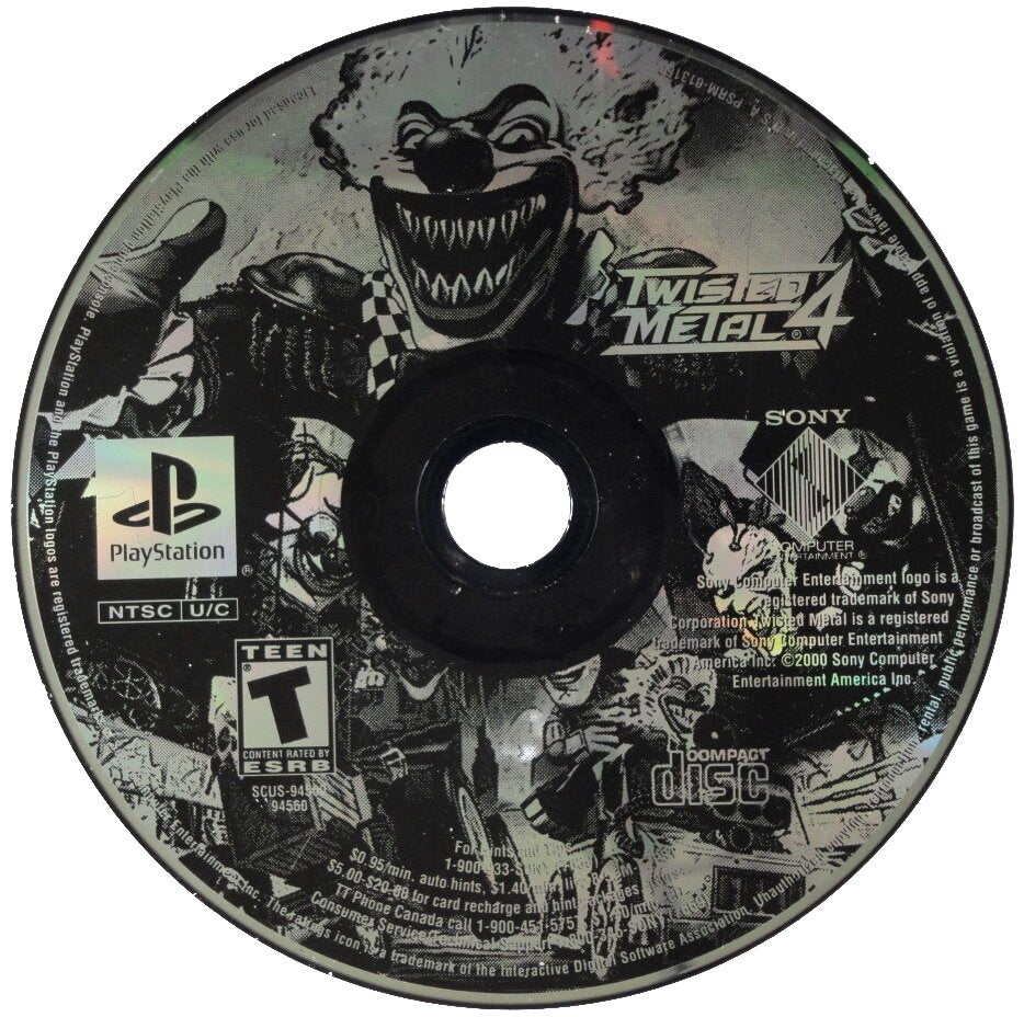 Twisted Metal 4 Playstation - Video Game - Used - CaveGamers - Image 3