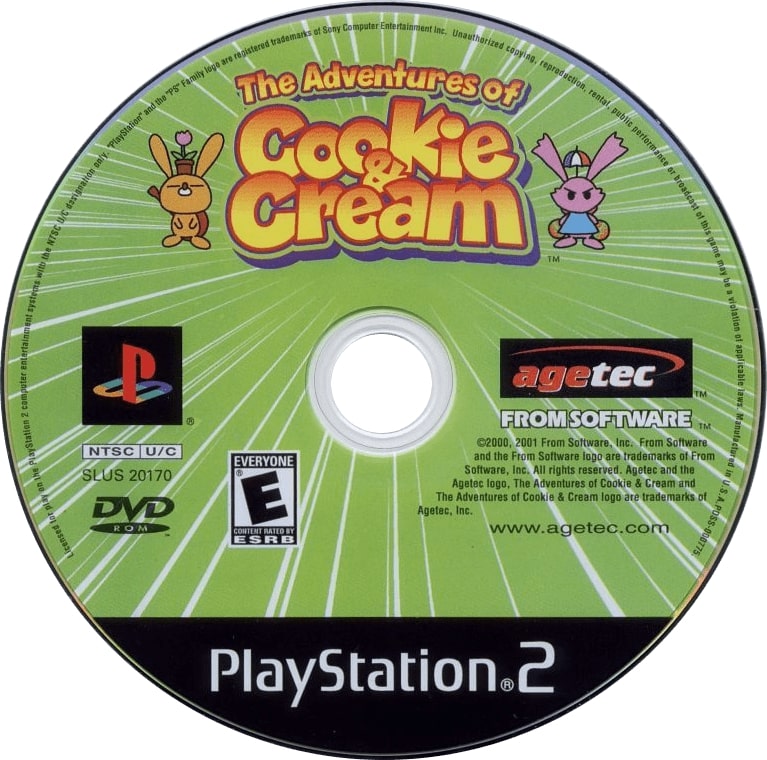 The Adventures of Cookie & Cream PS2 - Video Game - Used - CaveGamers - Image 3