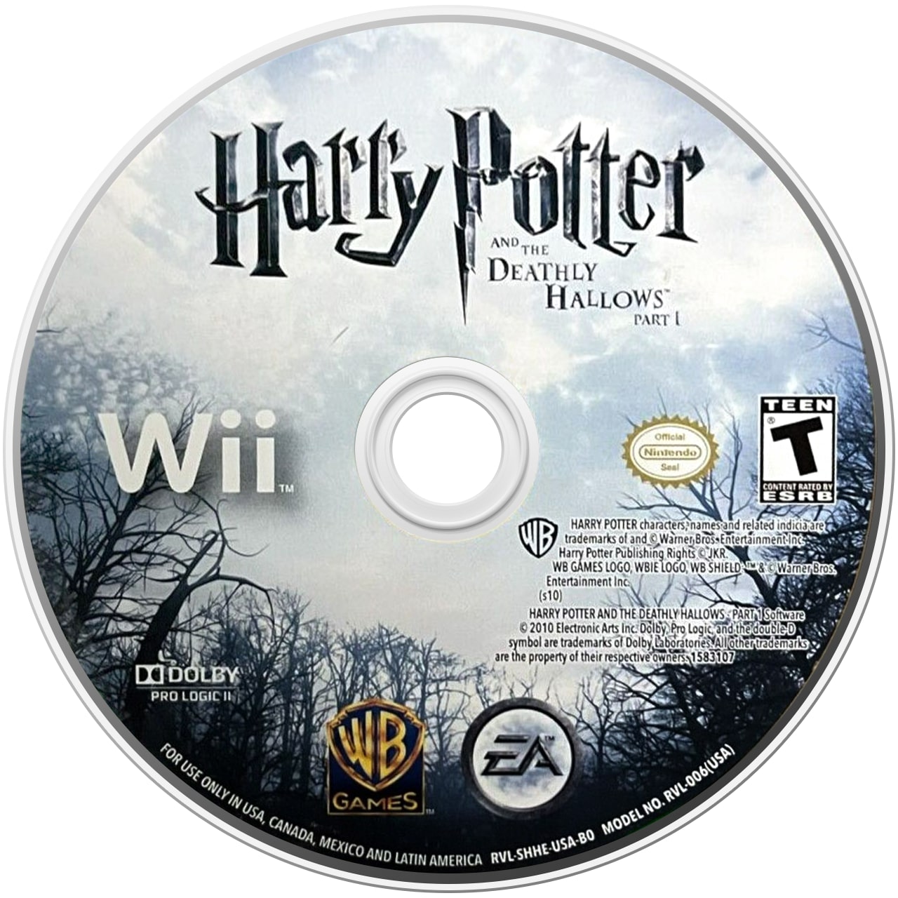 Harry Potter and the Deathly Hallows Part 1 Wii - Video Game - Used - CaveGamers - Image 3