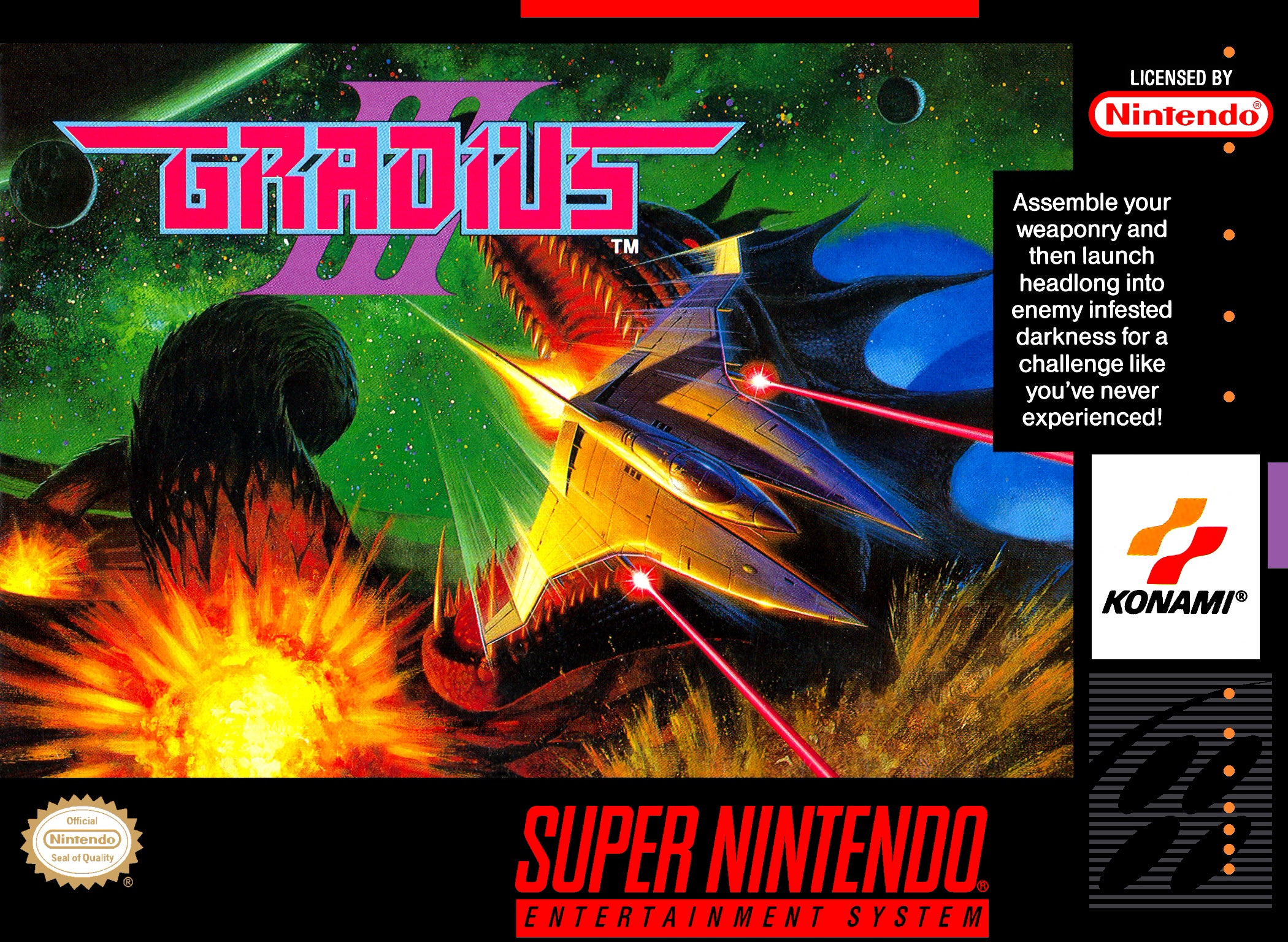 Gradius III SNES - Video Game - Used - CaveGamers
