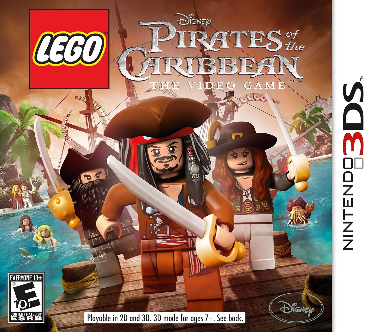 LEGO Pirates of the Caribbean 3DS - Video Game - Used - CaveGamers