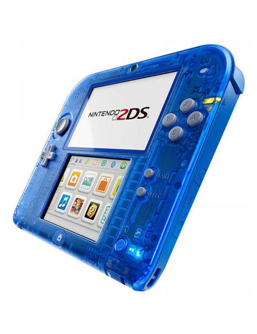 Nintendo 2DS - Crystal Blue 3DS - Video Game System - Used - CaveGamers - Image 2