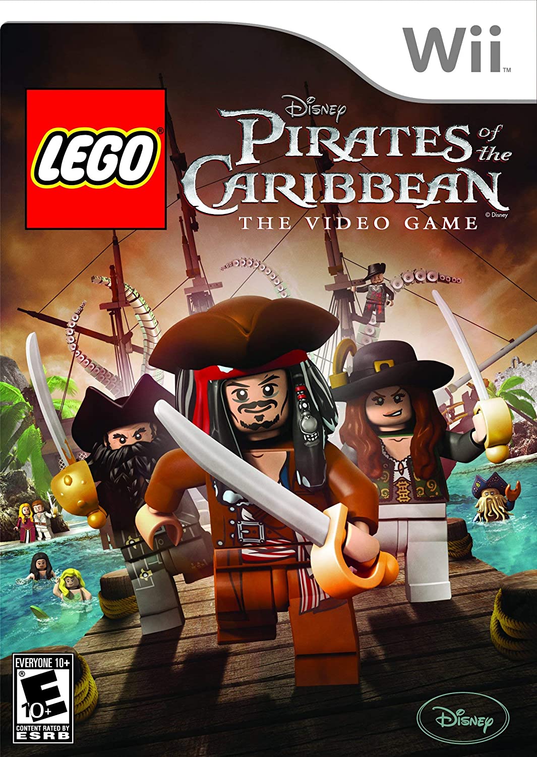 LEGO Pirates of the Caribbean Wii - Video Game - Used - CaveGamers