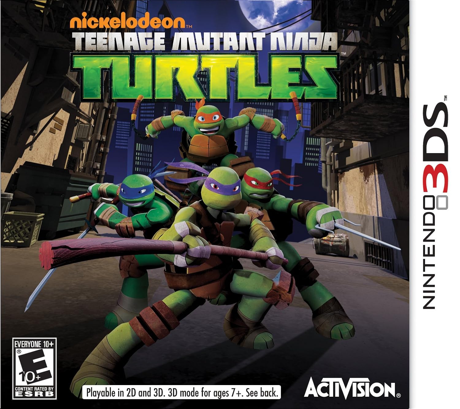 Nickelodeon's Teenage Mutant Ninja Turtles 3DS - Video Game - Used - CaveGamers