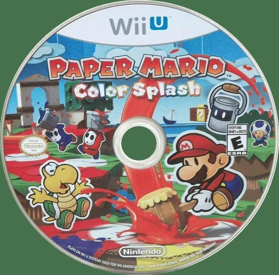 Paper Mario: Color Splash Wii U - Video Game - Used - CaveGamers - Image 3