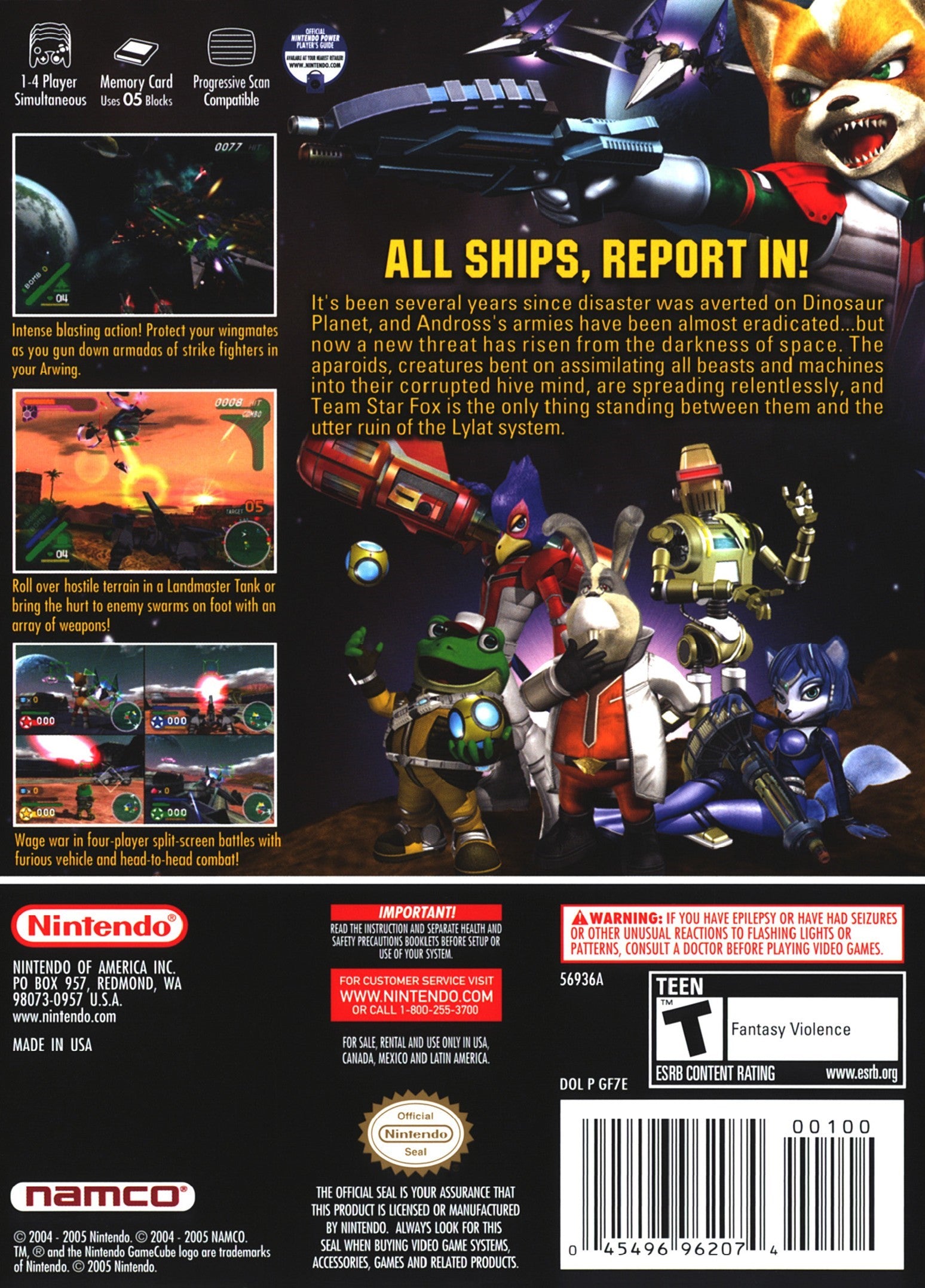 Star Fox Assault GameCube - Video Game - Used - CaveGamers - Image 2