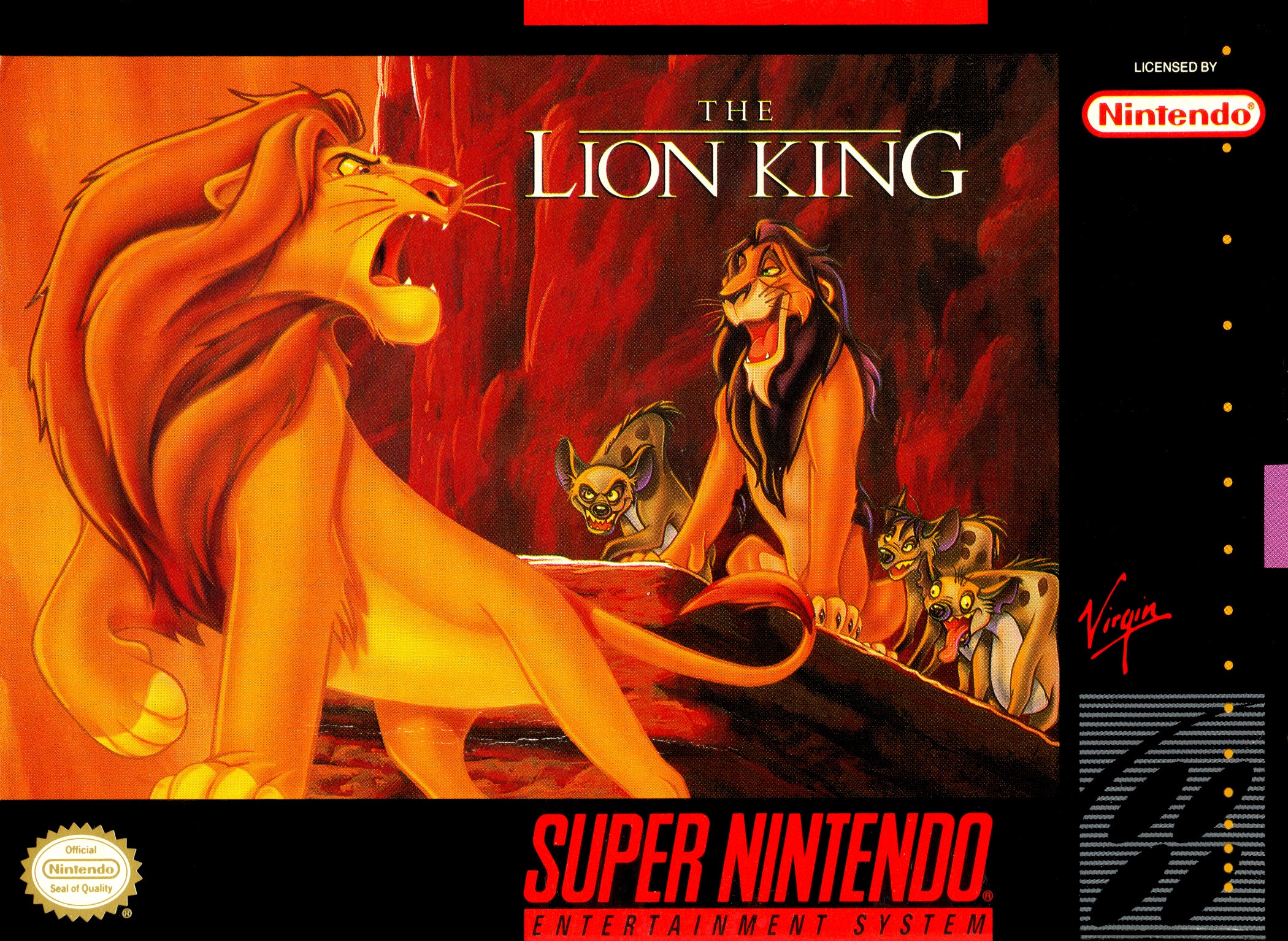 The Lion King SNES - Video Game - Used - CaveGamers