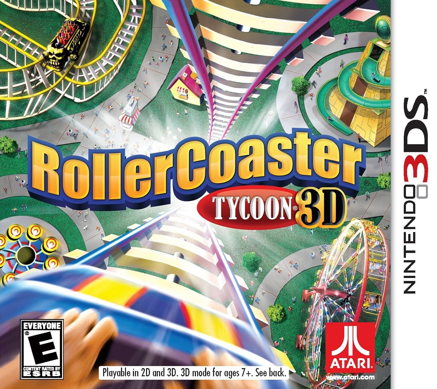 Rollercoaster Tycoon 3DS - Video Game - Used - CaveGamers