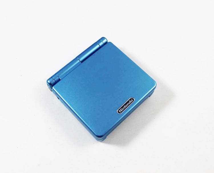 Game Boy Advance SP - Surf Blue Edition - Video Game System - Used - CaveGamers - Image 3