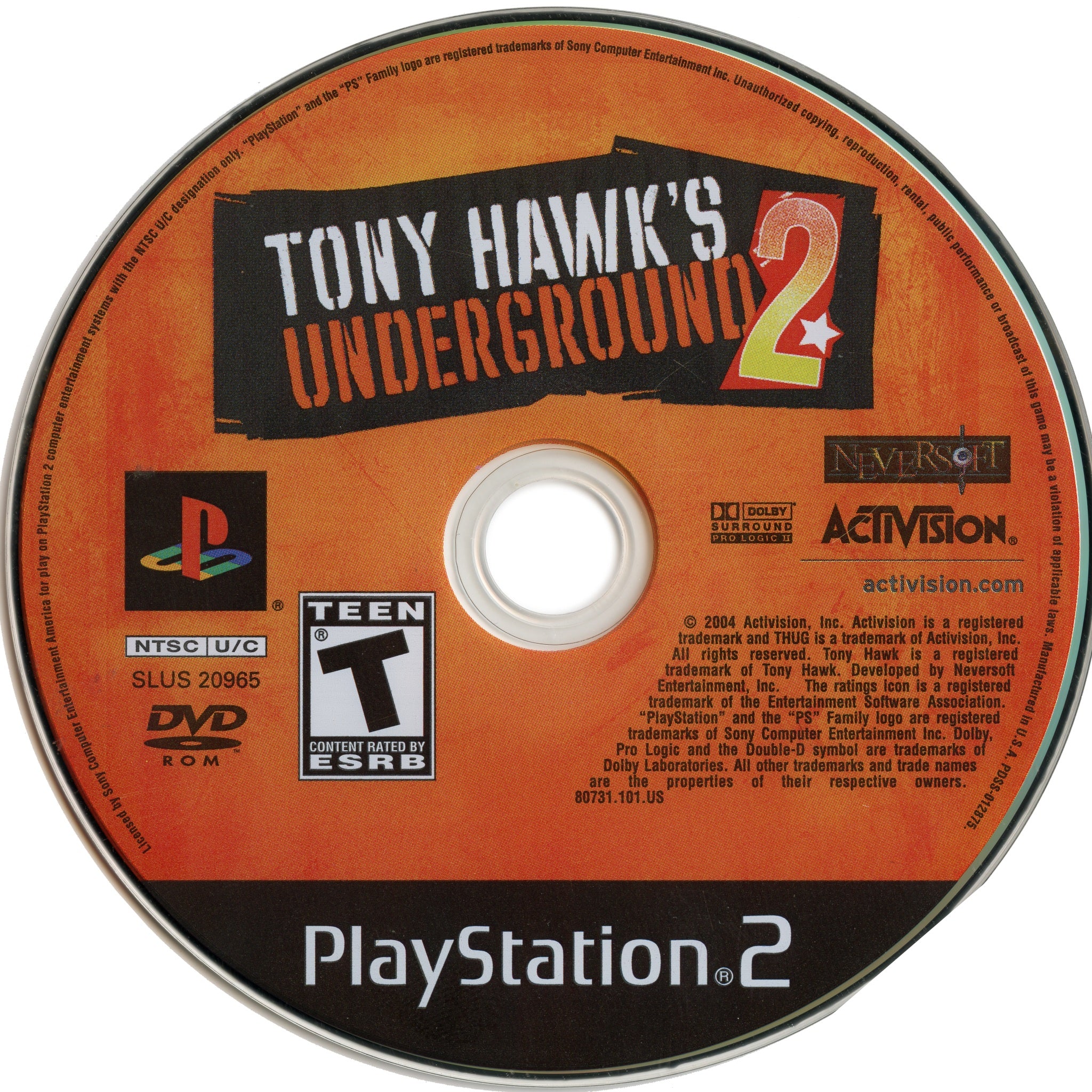 Tony Hawk's Underground 2 PS2 - Video Game - Used - CaveGamers - Image 3