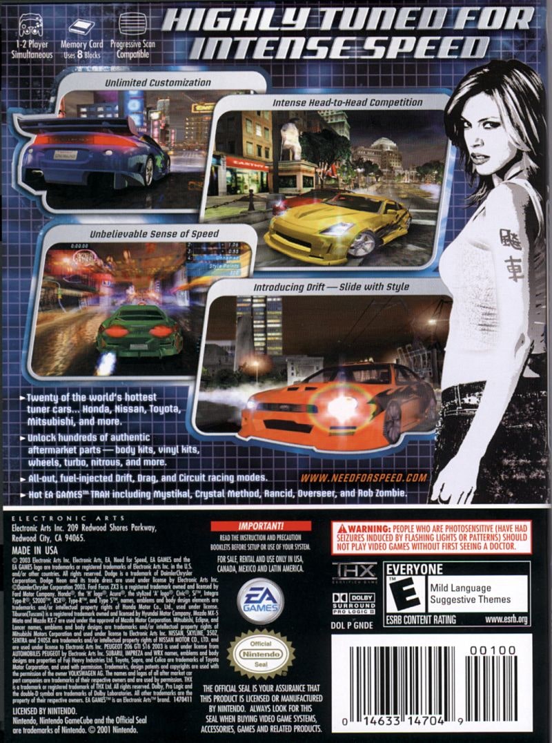 Need for Speed: Underground GameCube - Video Game - Used - CaveGamers - Image 2