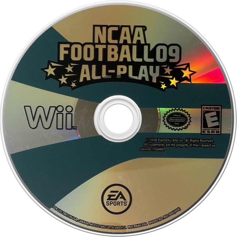 NCAA Football 09 All-Play Wii - Video Game - Used - CaveGamers - Image 3
