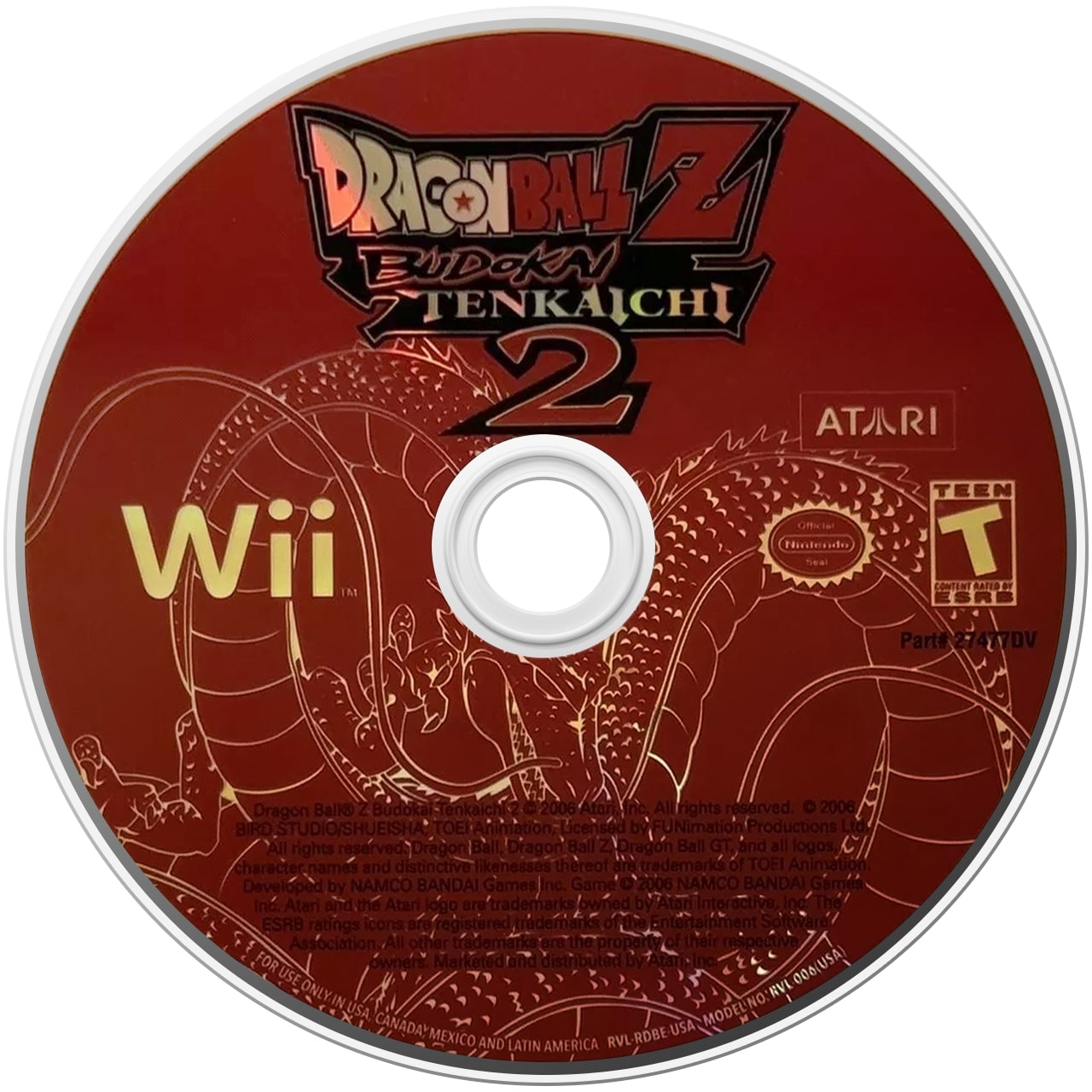 Dragonball Z Budokai Tenkaichi 2 Wii - Video Game - Used - CaveGamers - Image 3