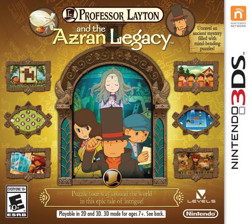 Professor Layton and the Azran Legacy 3DS - Video Game - Used - CaveGamers
