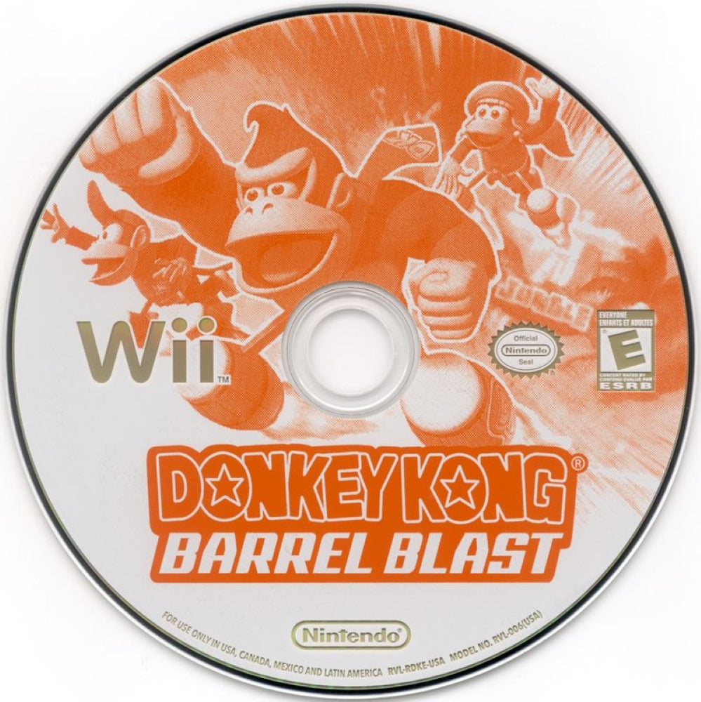 Donkey Kong: Barrel Blast Wii - Video Game - Used - CaveGamers - Image 3