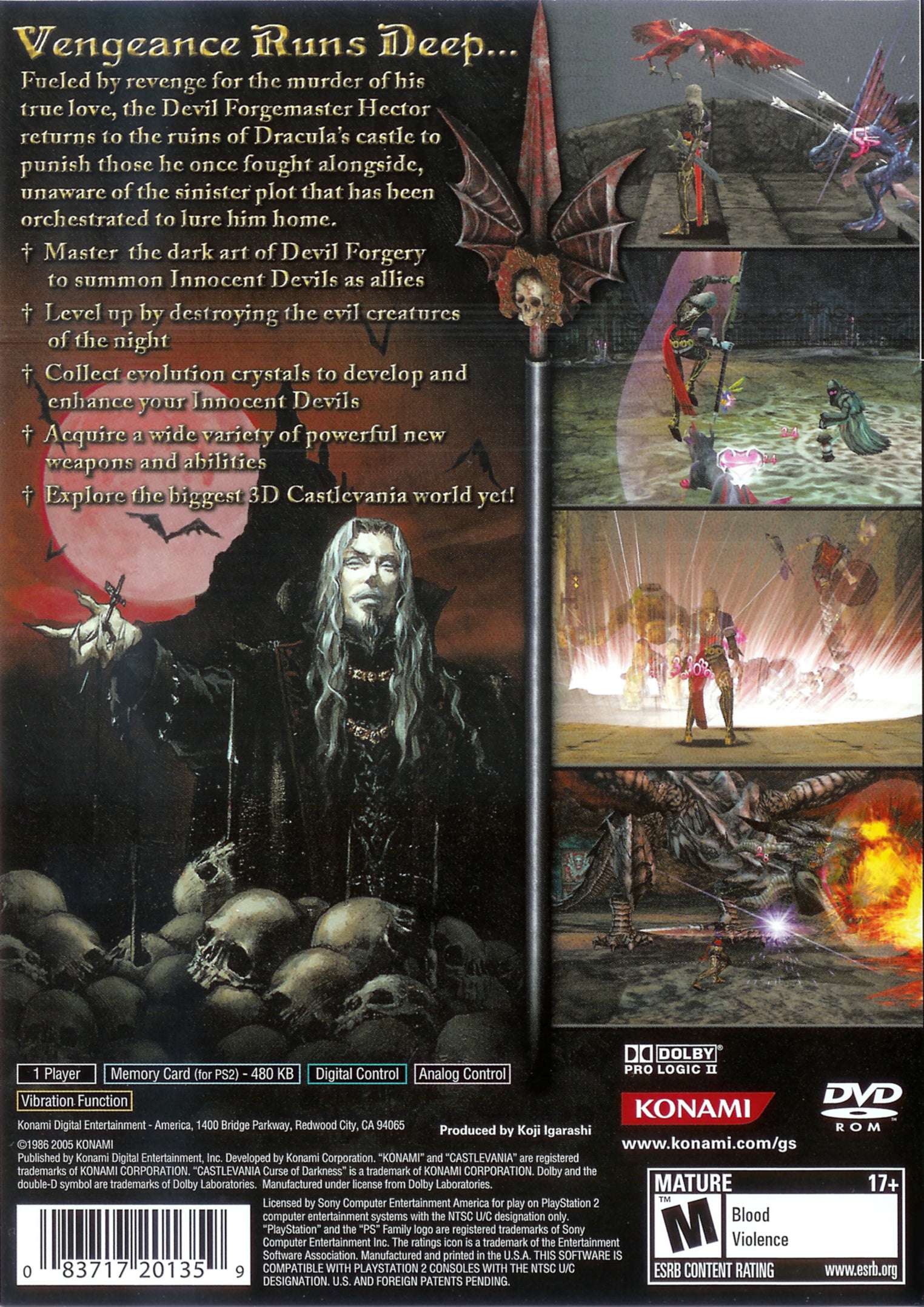 Castlevania: Curse of Darkness PS2 - Video Game - Used - CaveGamers - Image 2
