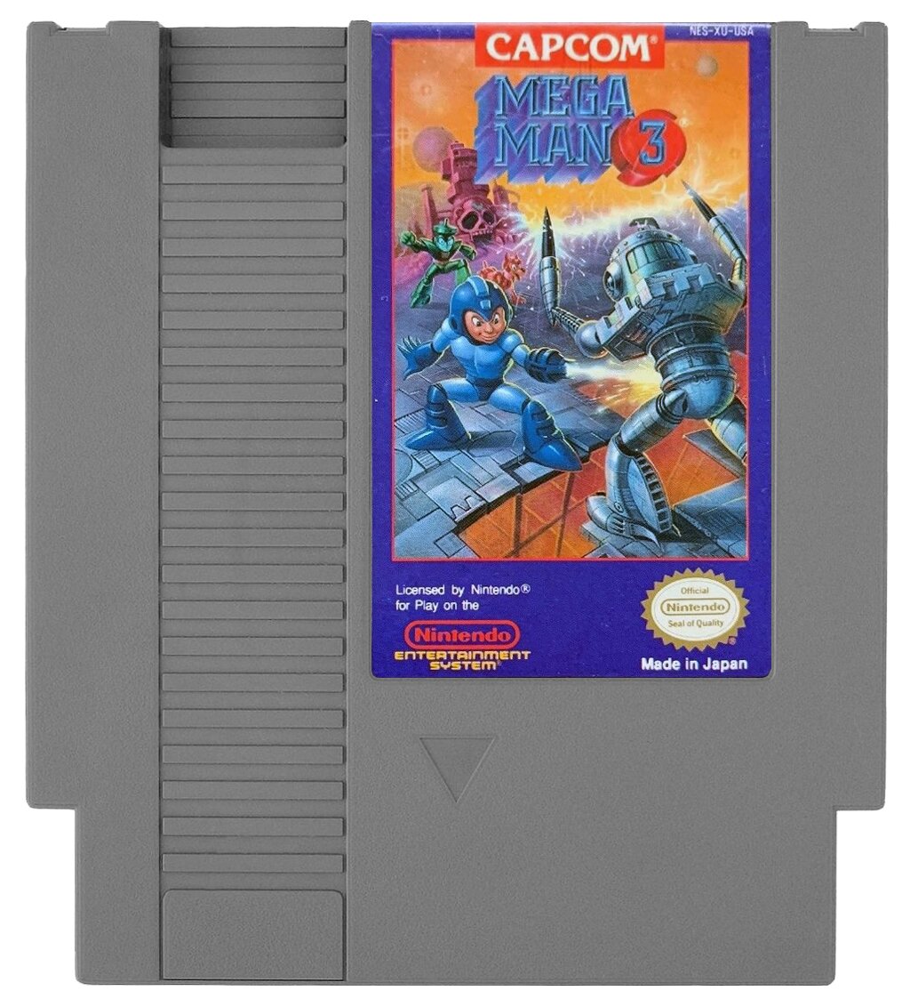 Mega Man 3 NES - Video Game - Used - CaveGamers - Image 3