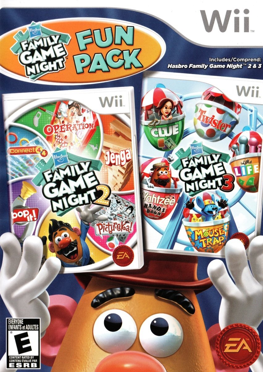 Family Game Night 2 & 3 Fun Pack Wii - Video Game - Used - CaveGamers
