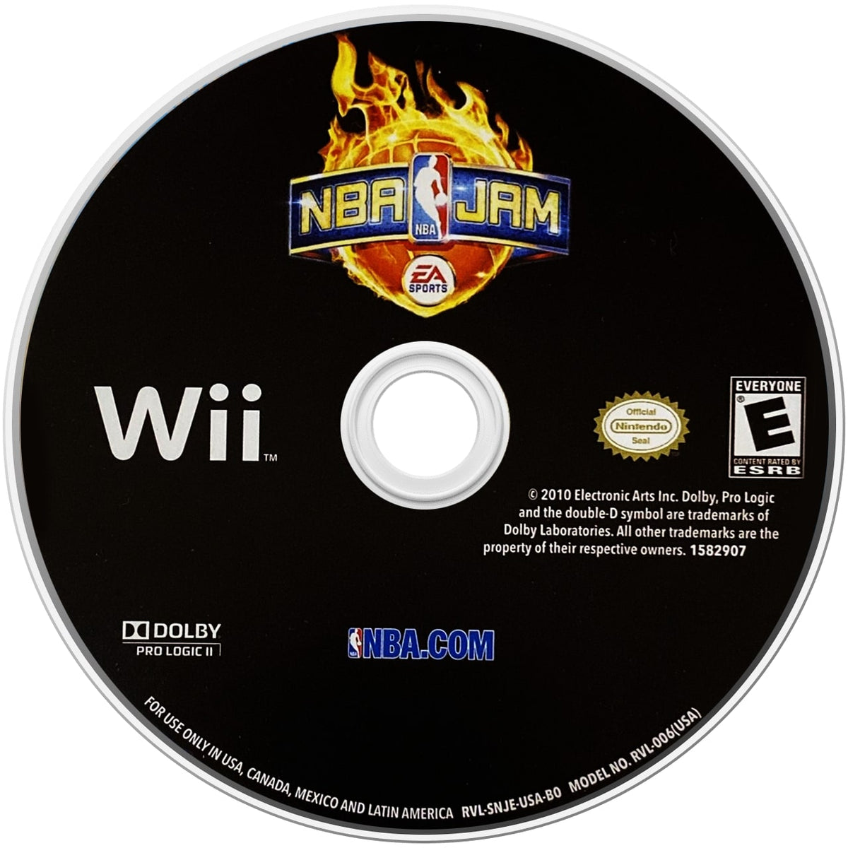 NBA Jam Wii - Video Game - Used - CaveGamers - Image 3