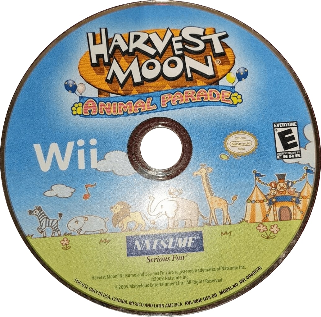 Harvest Moon: Animal Parade Wii - Video Game - Used - CaveGamers - Image 3