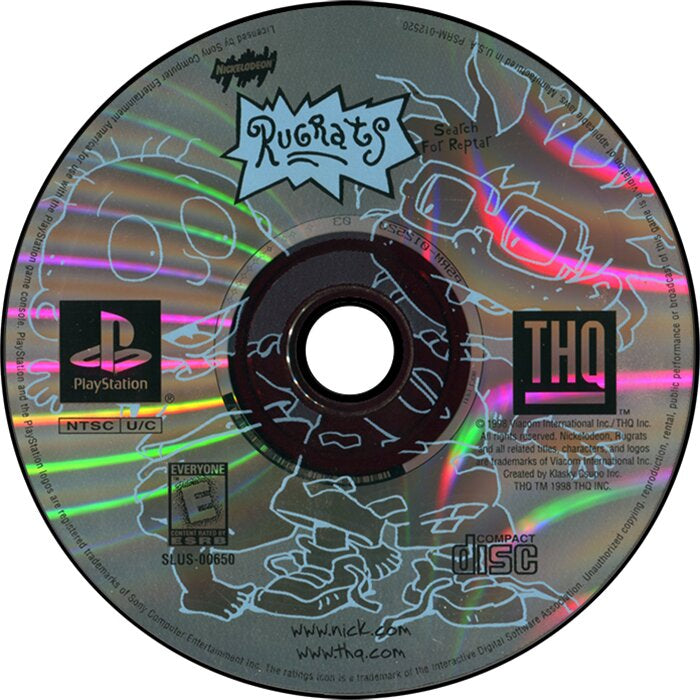 Rugrats Search for Reptar Playstation - Video Game - Used - CaveGamers - Image 3
