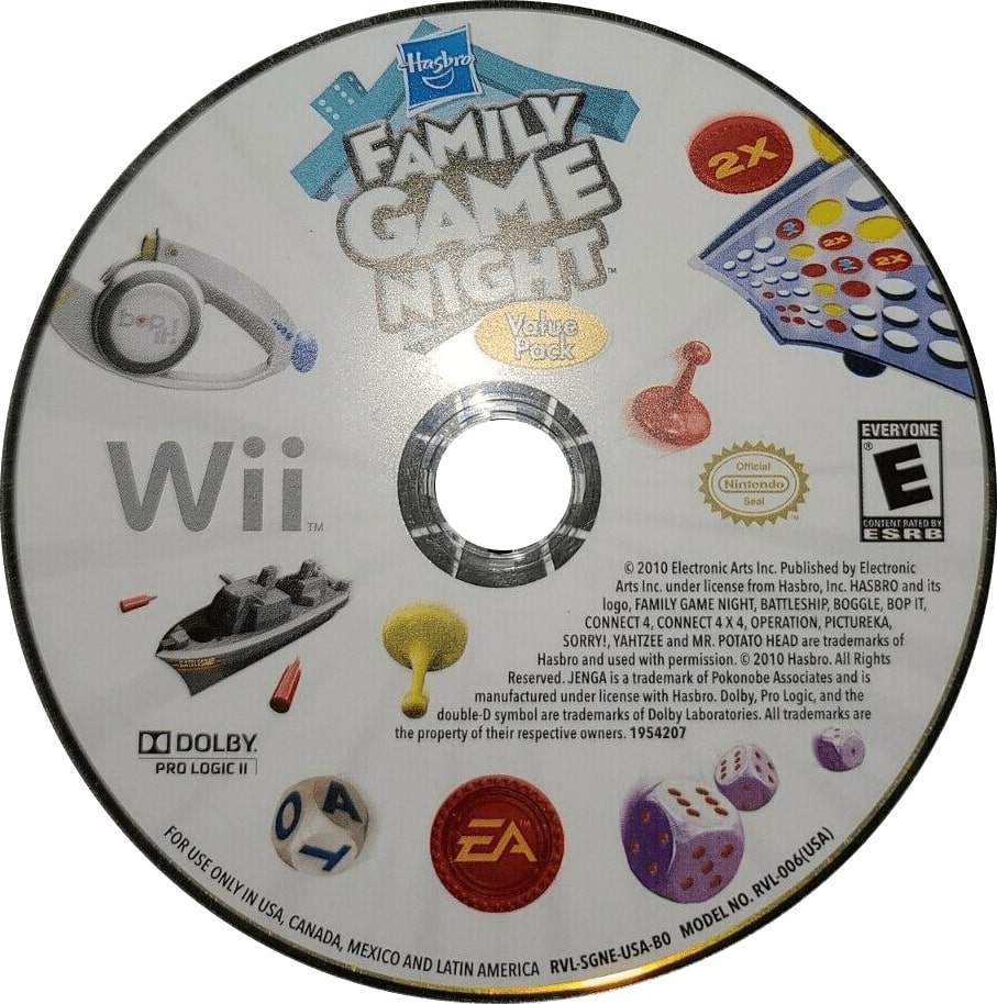 Family Game Night 1 & 2 Bundle Value Pack Wii - Video Game - Used - CaveGamers - Image 3