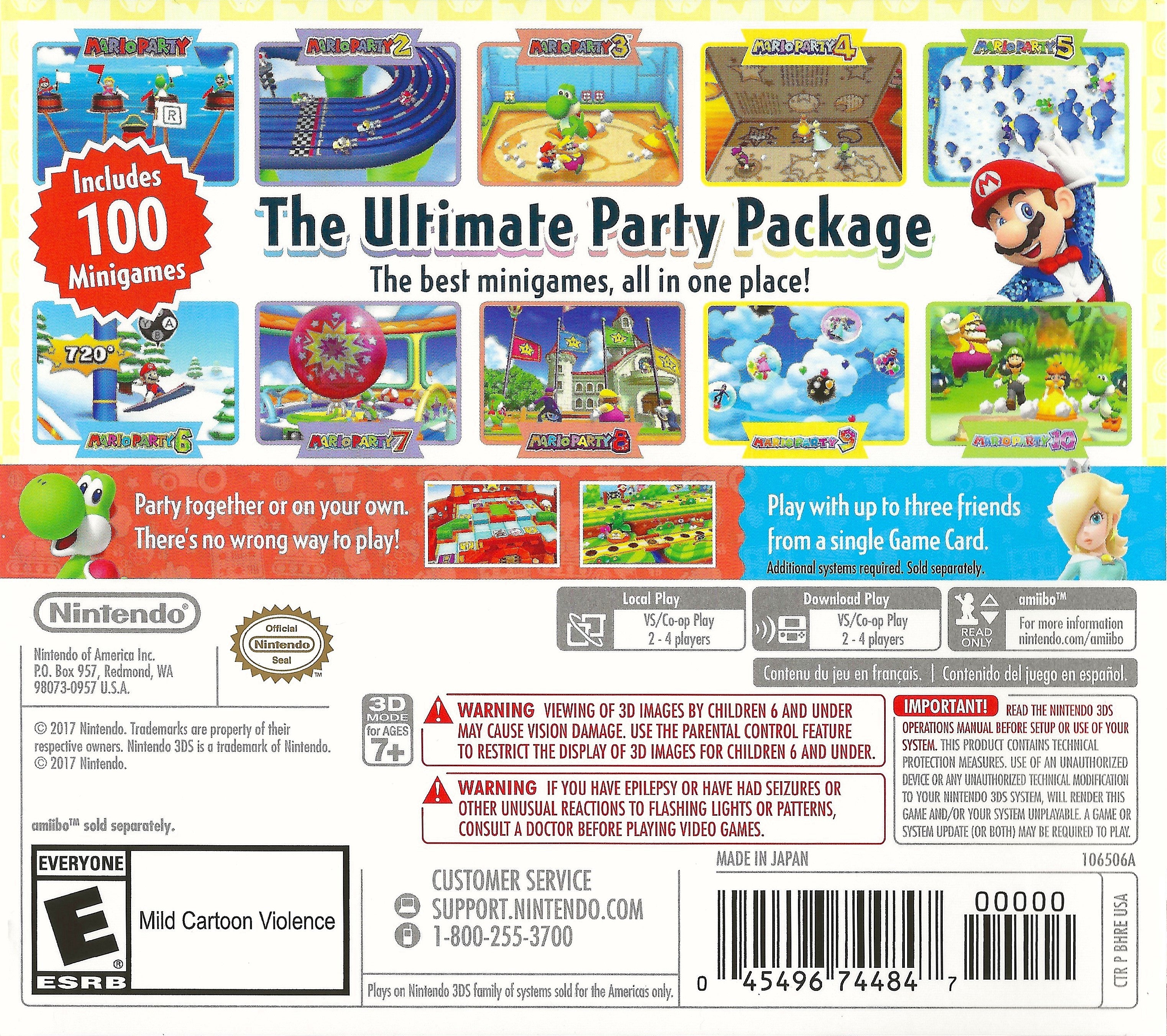 Mario Party: The Top 100 3DS - Video Game - Used - CaveGamers - Image 2