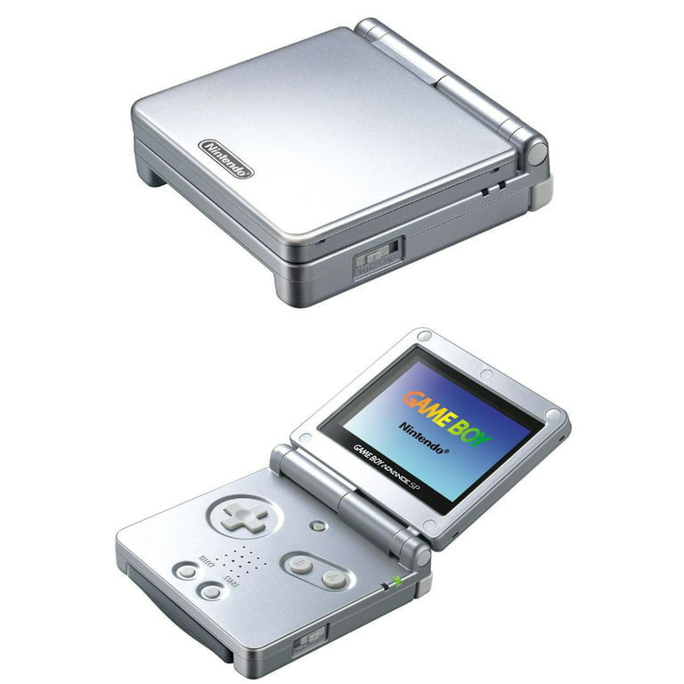 Game Boy Advance SP - Platinum (Silver) - Video Game System - Used - CaveGamers - Image 3