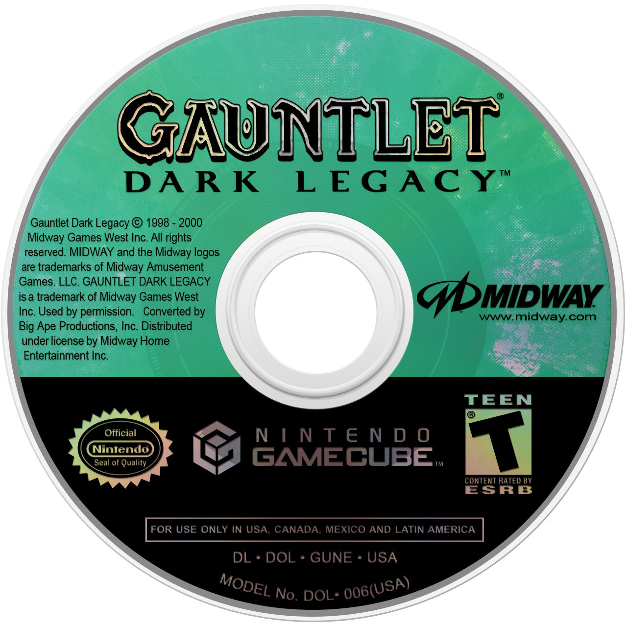 Gauntlet: Dark Legacy GameCube - Video Game - Used - CaveGamers - Image 3