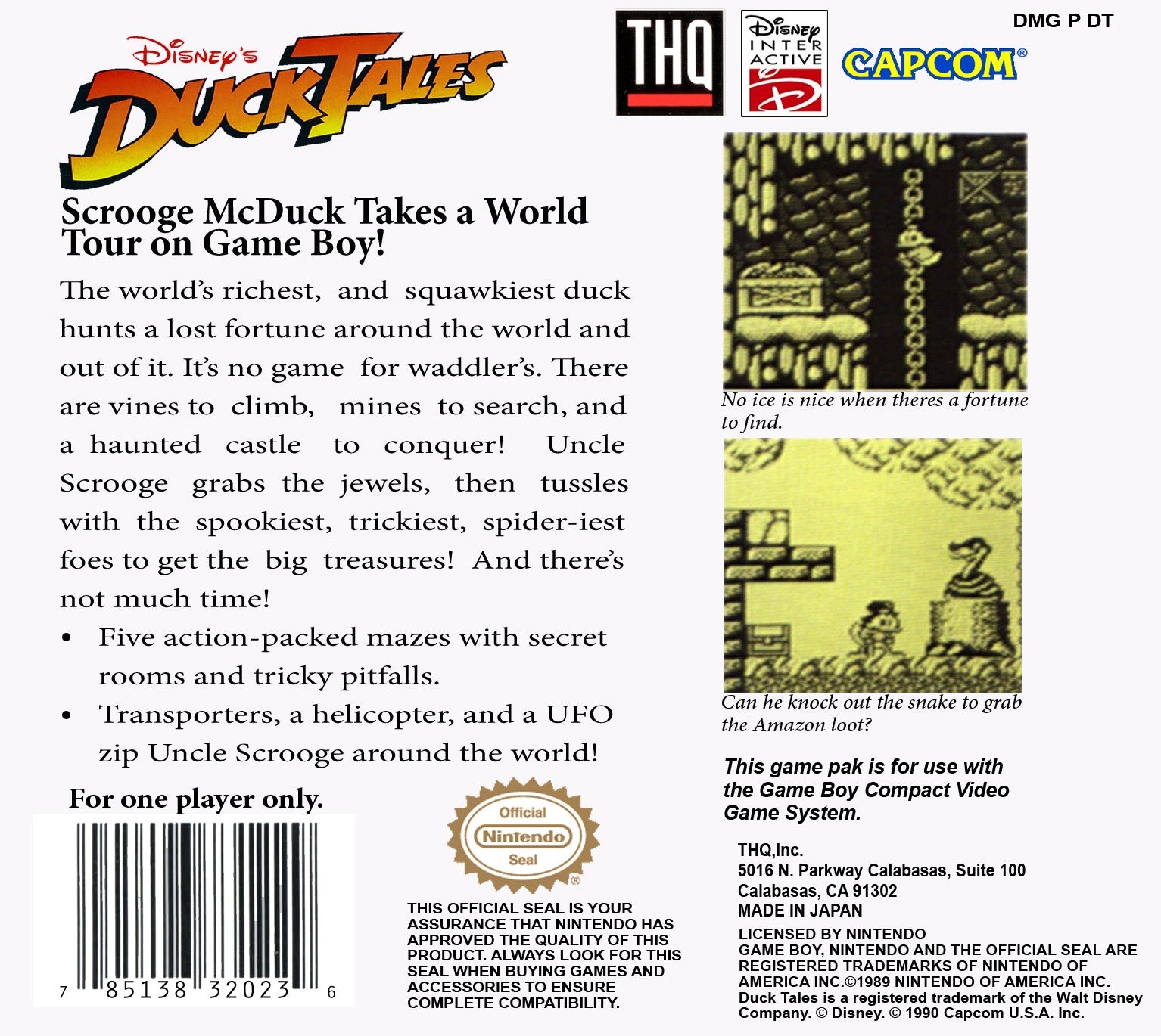 Duck Tales Game Boy - Video Game - Used - CaveGamers - Image 2