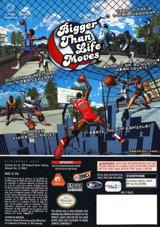 NBA Street Volume 2 GameCube - Video Game - Used - CaveGamers - Image 2