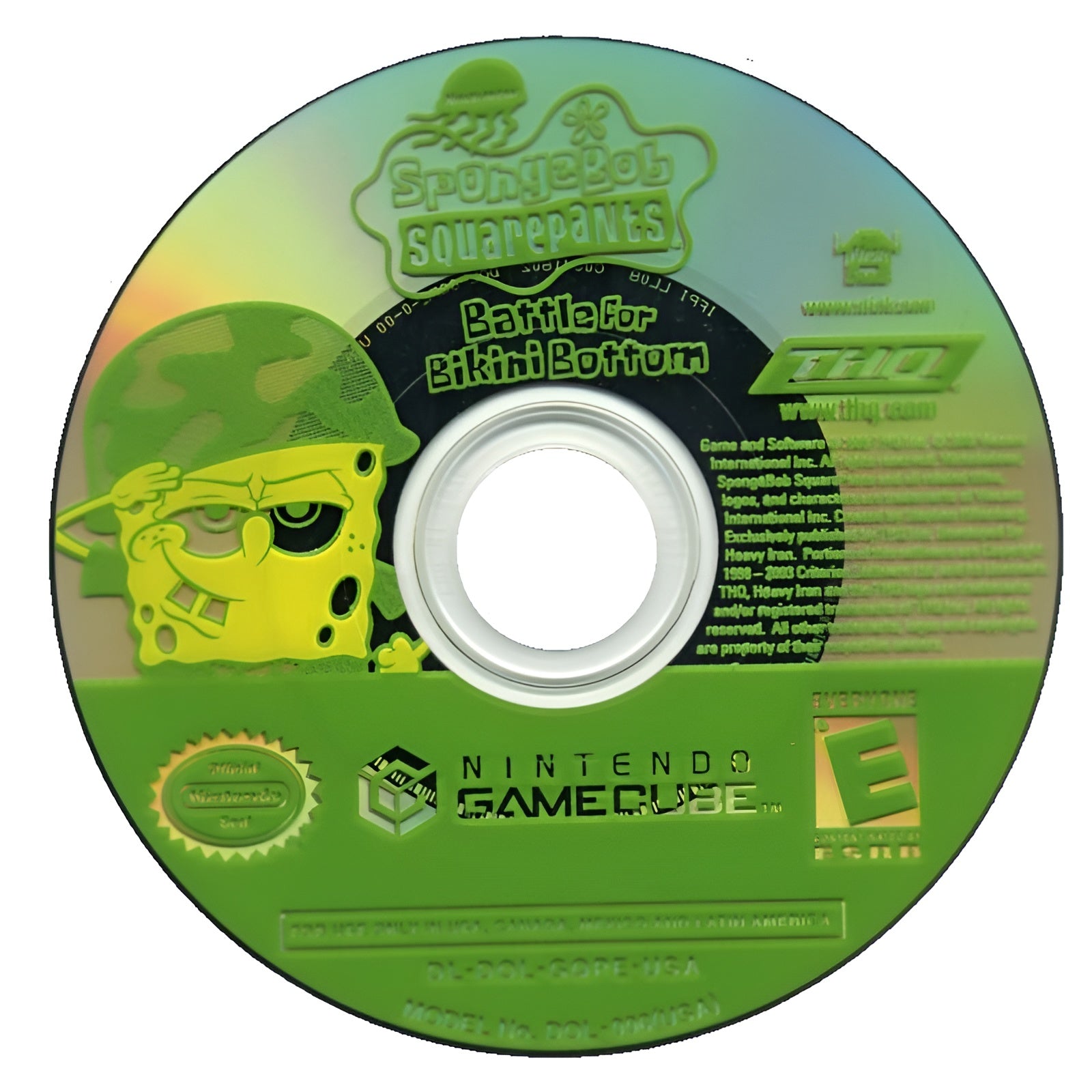 SpongeBob SquarePants: The Battle for Bikini Bottom GameCube - Video Game - Used - CaveGamers - Image 3