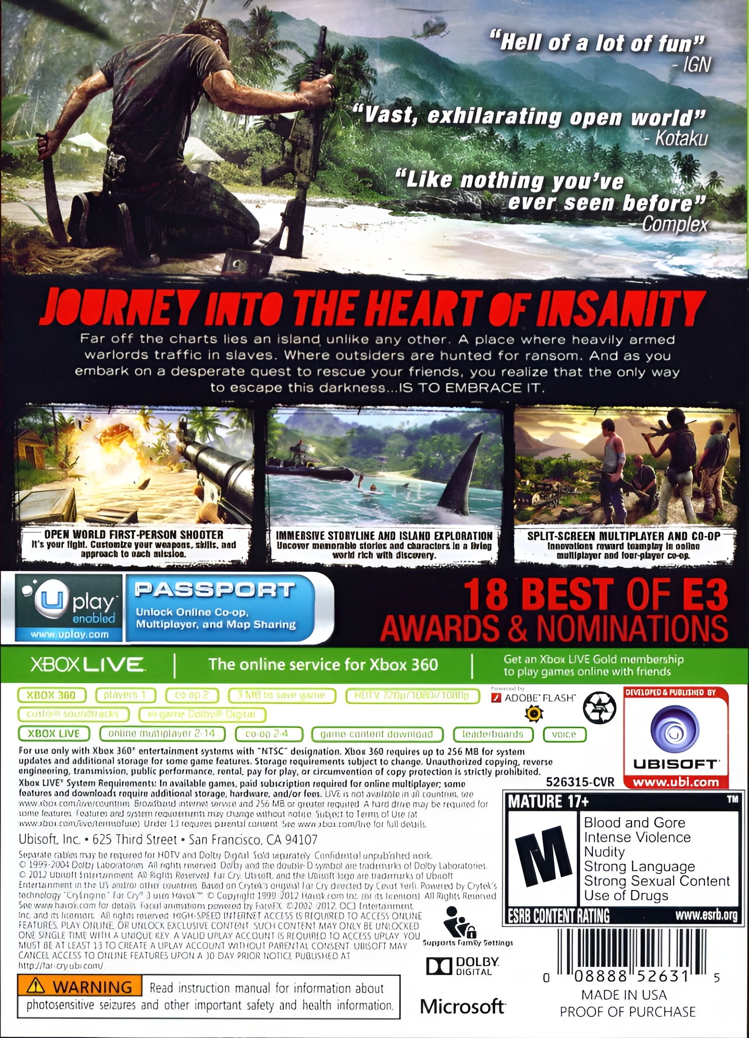 Far Cry 3 Xbox 360 - Video Game - Used - CaveGamers - Image 2