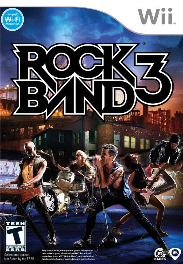 Rock Band 3 Wii - Video Game - Used - CaveGamers