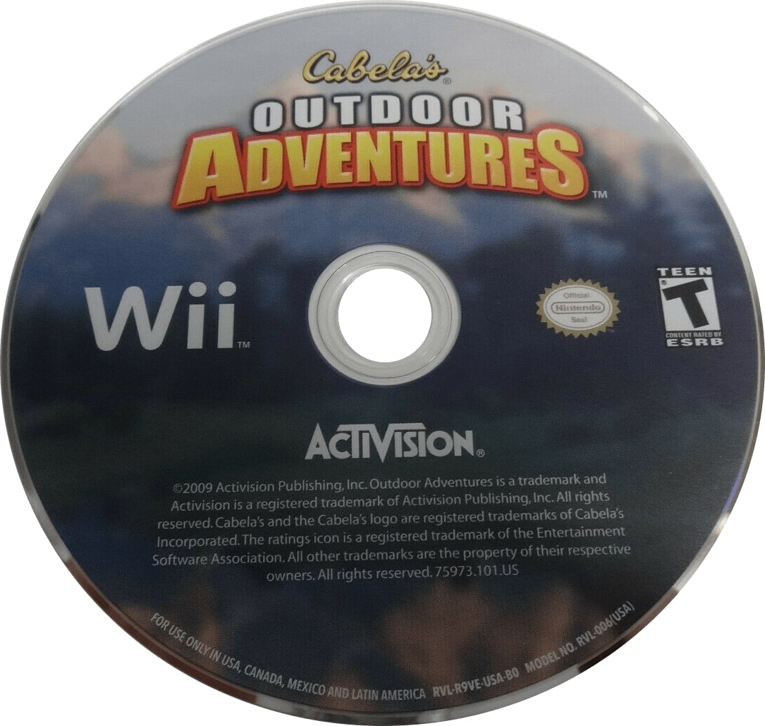 Cabela's Outdoor Adventures Wii - Video Game - Used - CaveGamers - Image 3