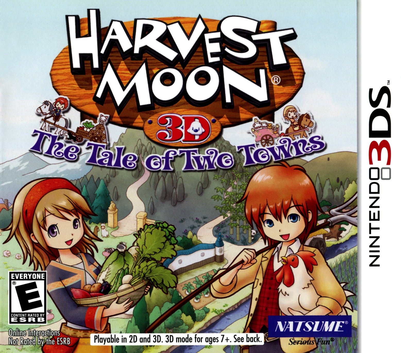 Harvest Moon: Tale of Two Towns 3DS - Video Game - Used - CaveGamers