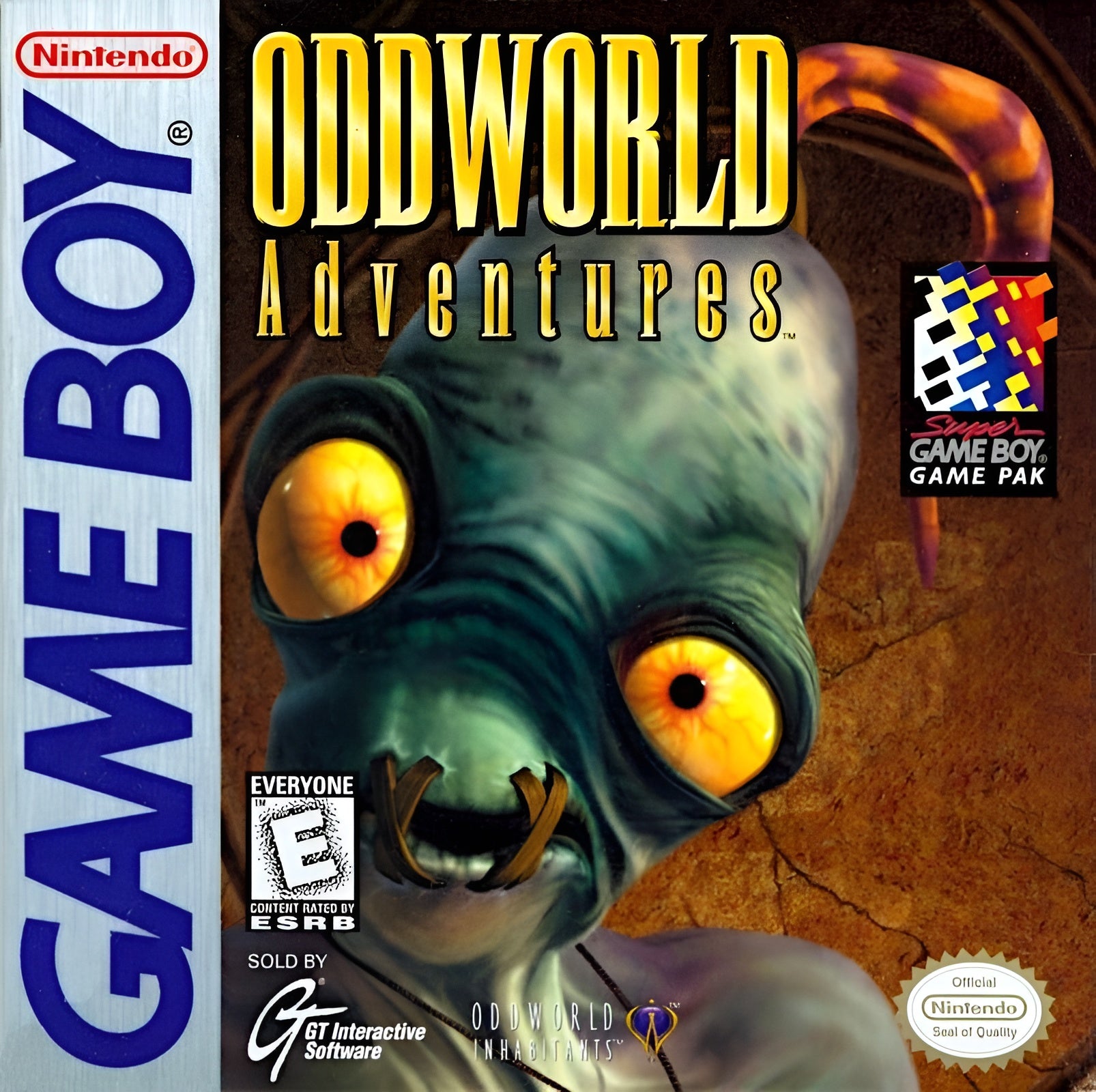 Oddworld Adventures Game Boy - Video Game - Used - CaveGamers