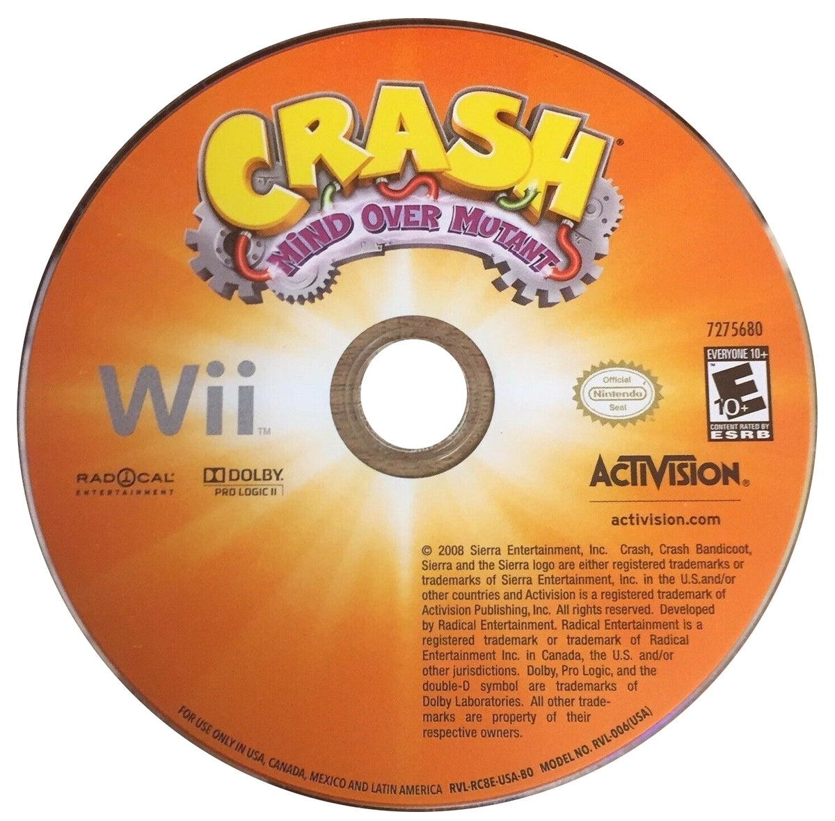 Crash: Mind Over Mutant Wii - Video Game - Used - CaveGamers - Image 3
