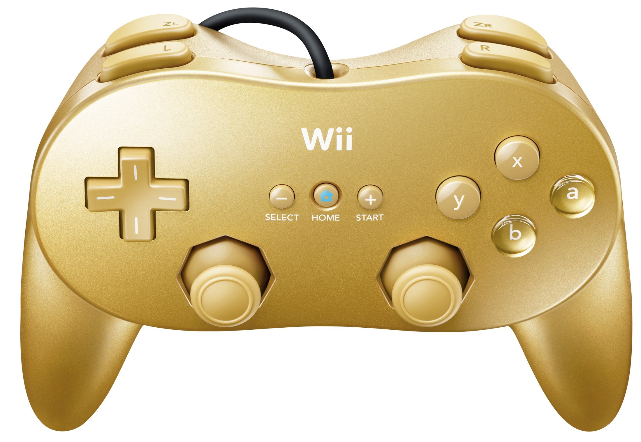 Wii Classic Controller Pro - Gold