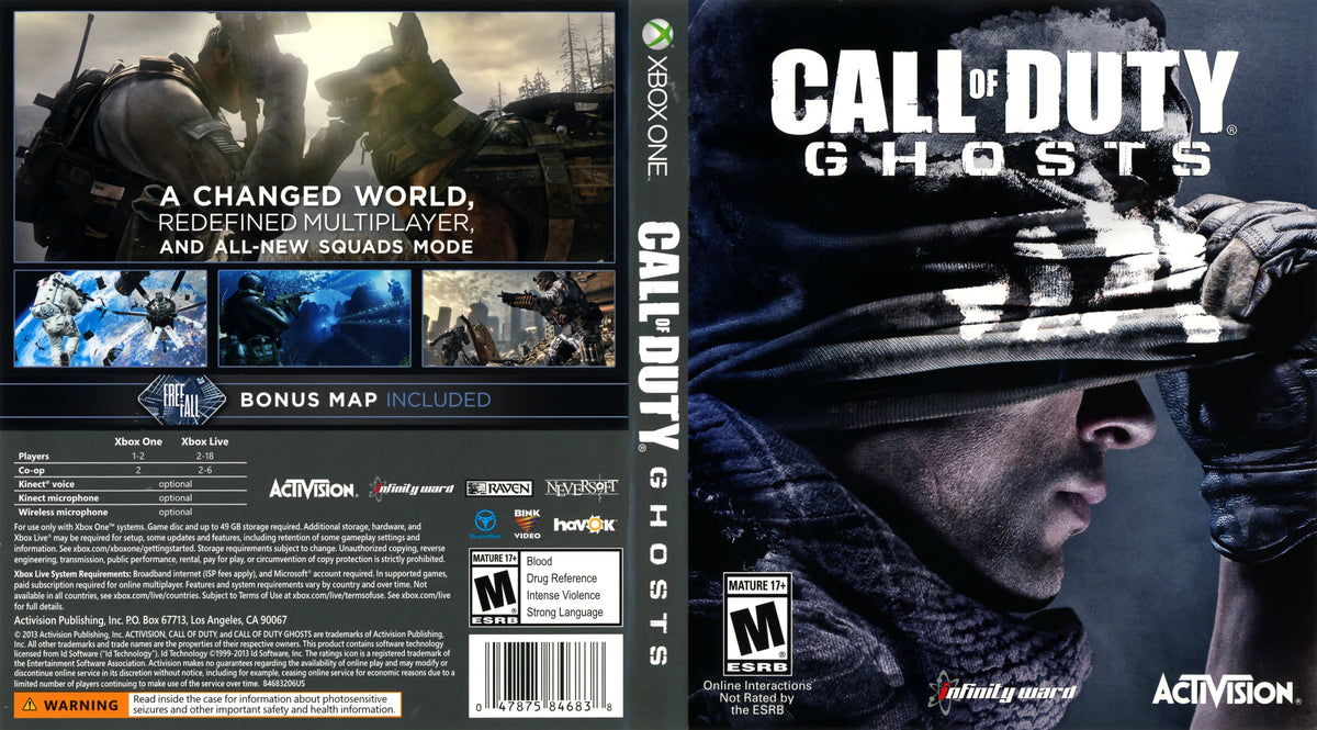 Call of Duty: Ghosts Xbox One - Video Game - Used - CaveGamers - Image 4