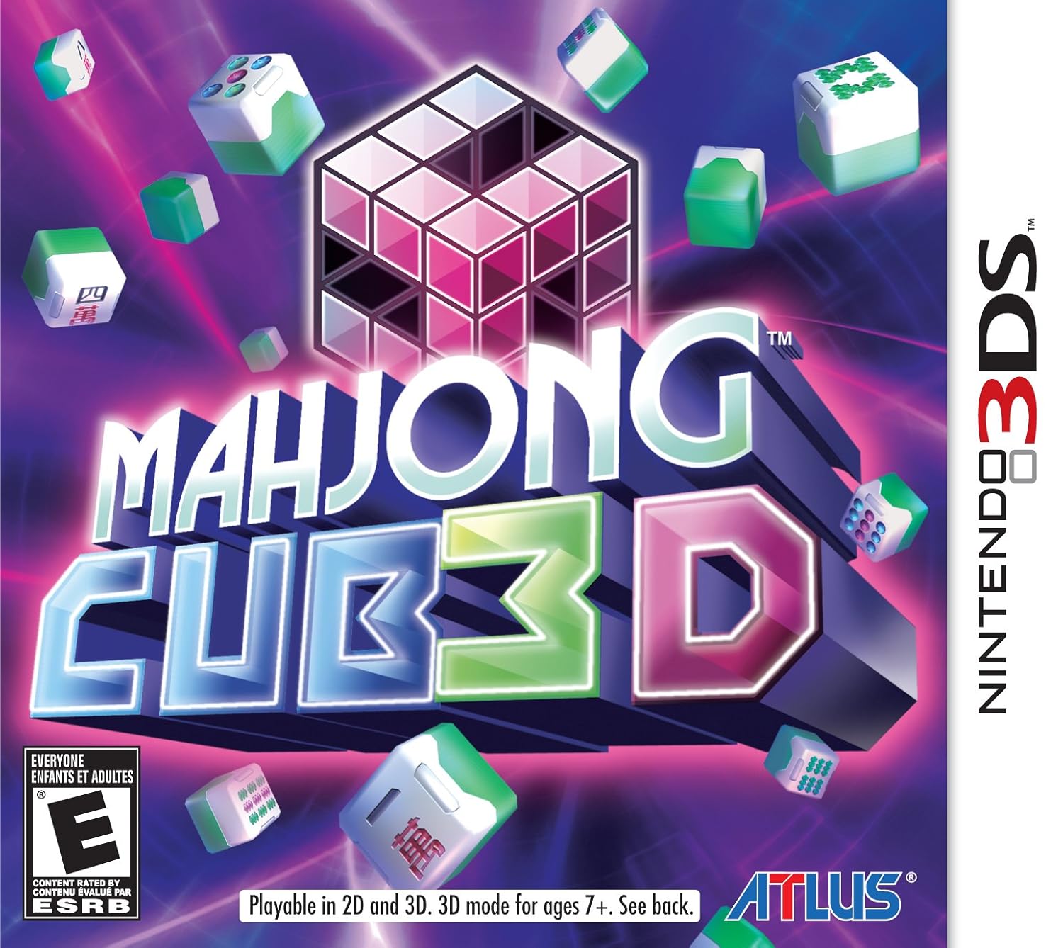 Mahjong CUB3D 3DS - Video Game - Used - CaveGamers
