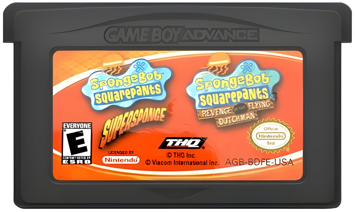 SpongeBob Squarepants SuperSponge & Revenge of the Flying Dutchman Game Boy Advance - Video Game - Used - CaveGamers - Image 3