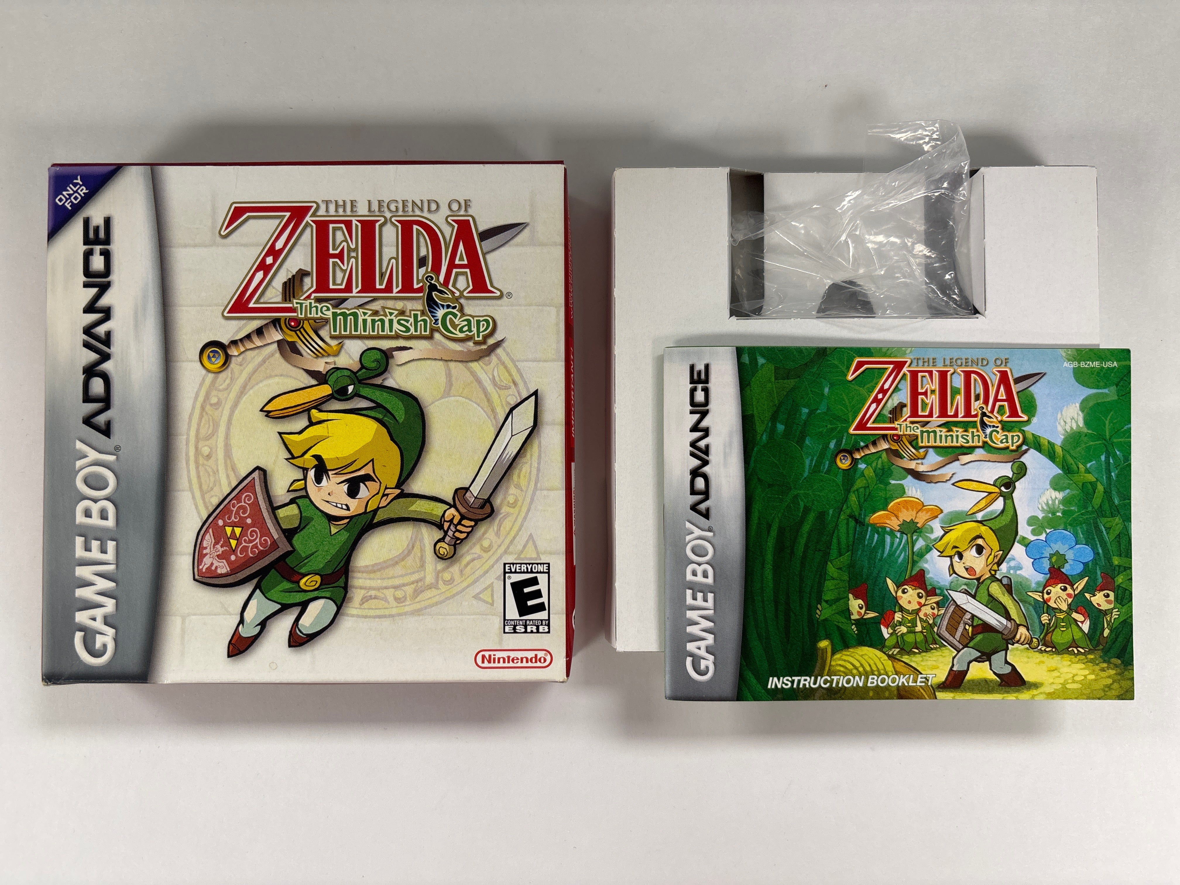 The Legend of Zelda: The Minish Cap - Nintendo Game Boy Advance NO GAME Box & Manuals Only