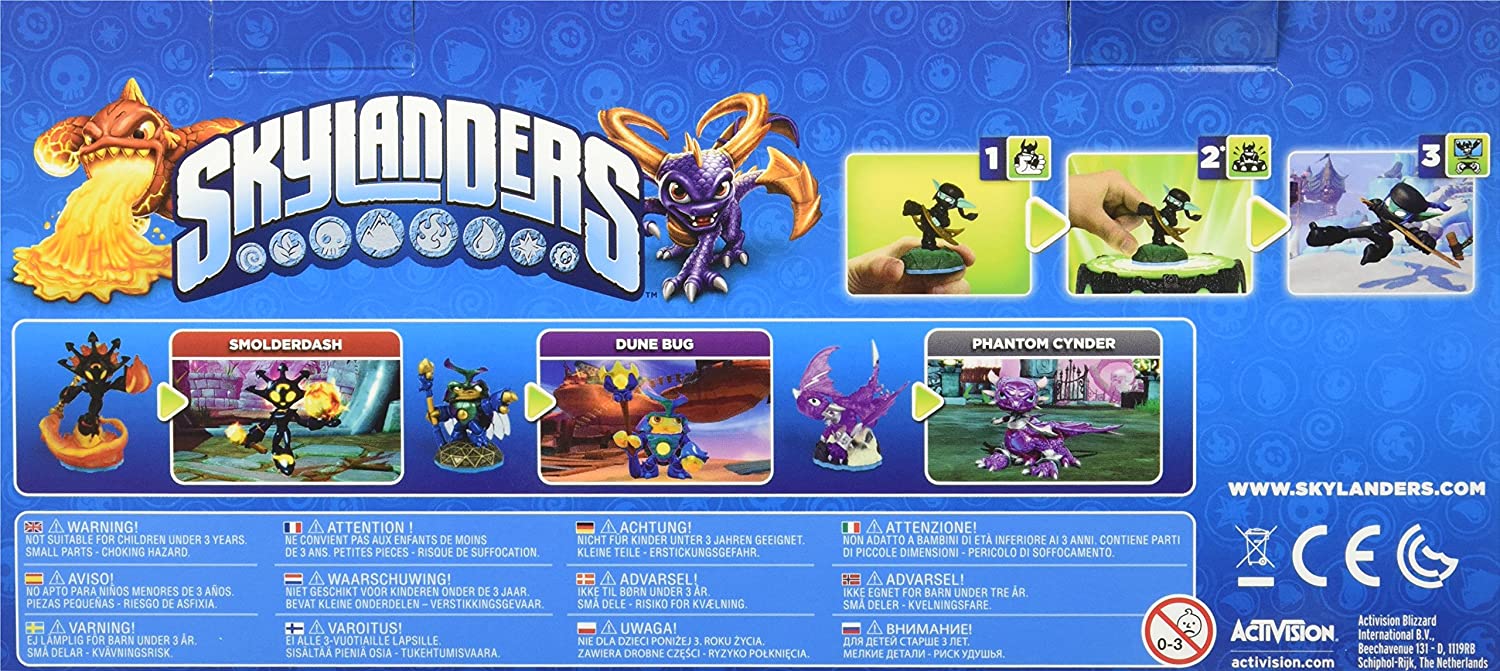 Skylanders Imaginators - Classic Champion Triple Pack - Smolderdash, Dune Bug and Cynder - Video Game Accessory - New - CaveGamers - Image 2