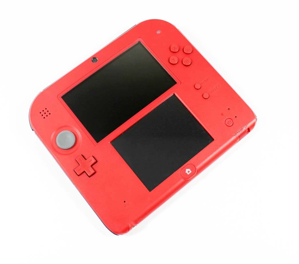 Nintendo 2DS - Crimson Red 3DS - Video Game System - Used - CaveGamers - Image 3