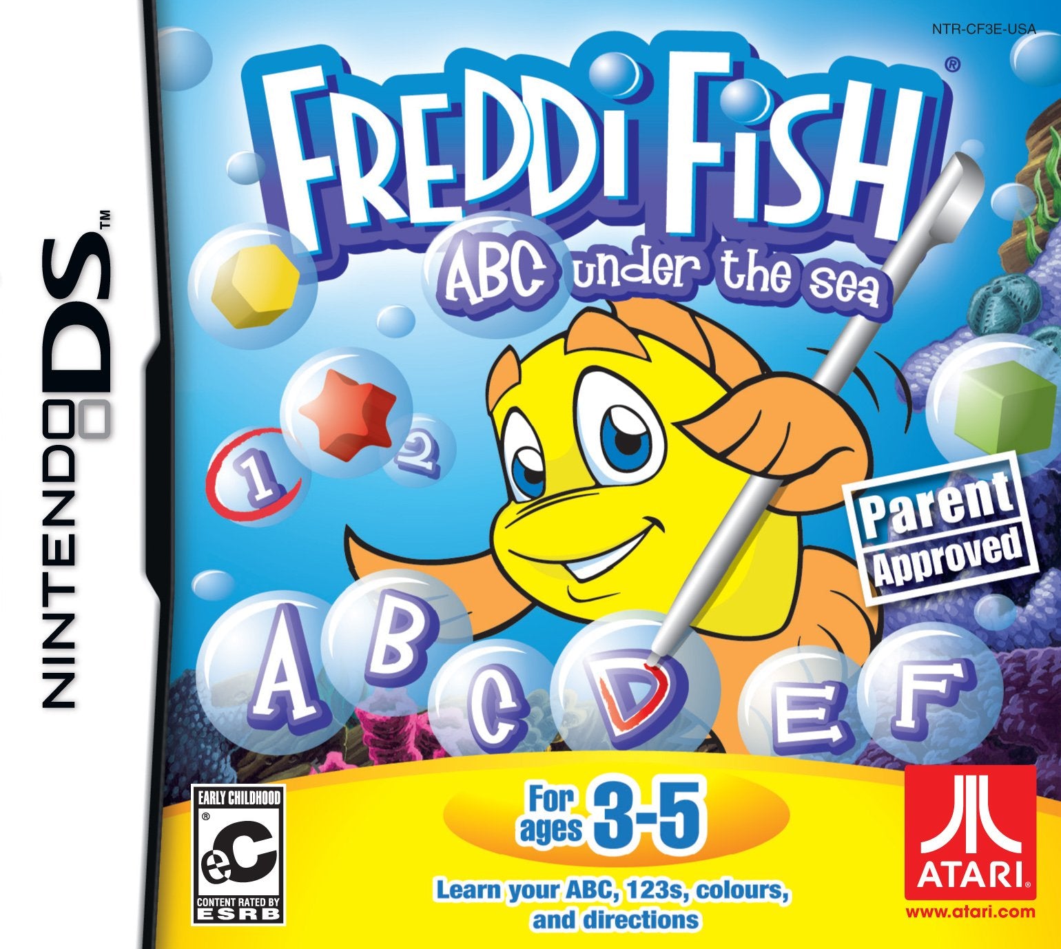 Freddi Fish ABC Under the Sea DS - Video Game - Used - CaveGamers