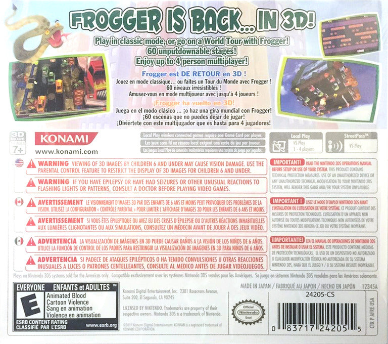 Frogger 3DS - Video Game - Used - CaveGamers - Image 2